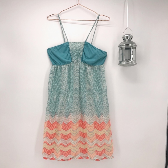 Anthropologie Dresses & Skirts - Mermaid Metallic Waves Thread Dress